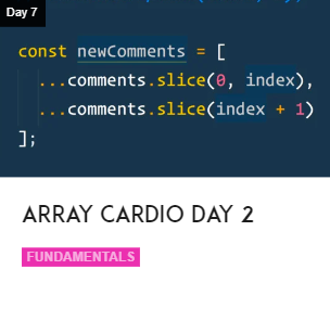 array cardio day 2!