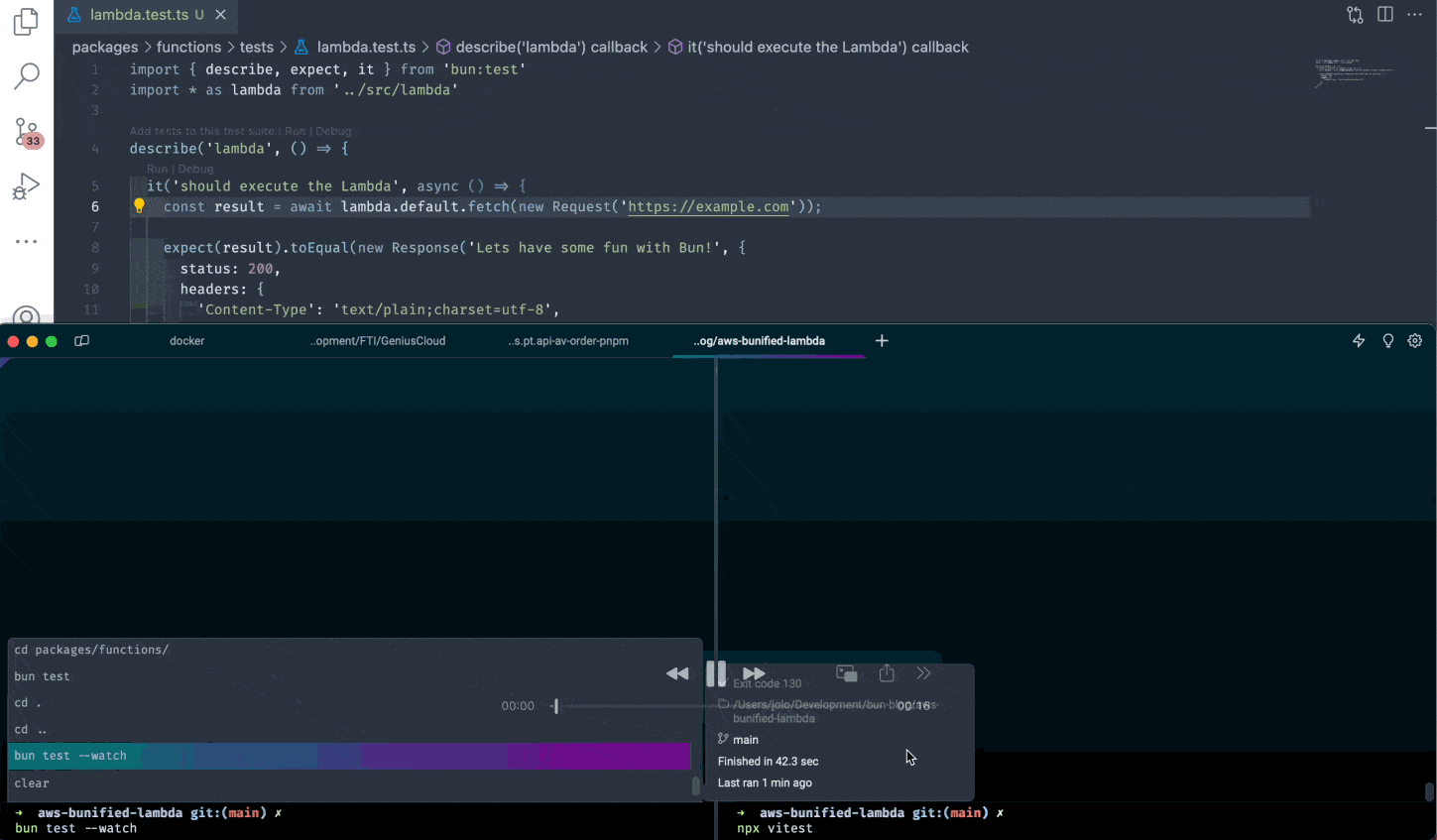 Bun Test Benchmarking