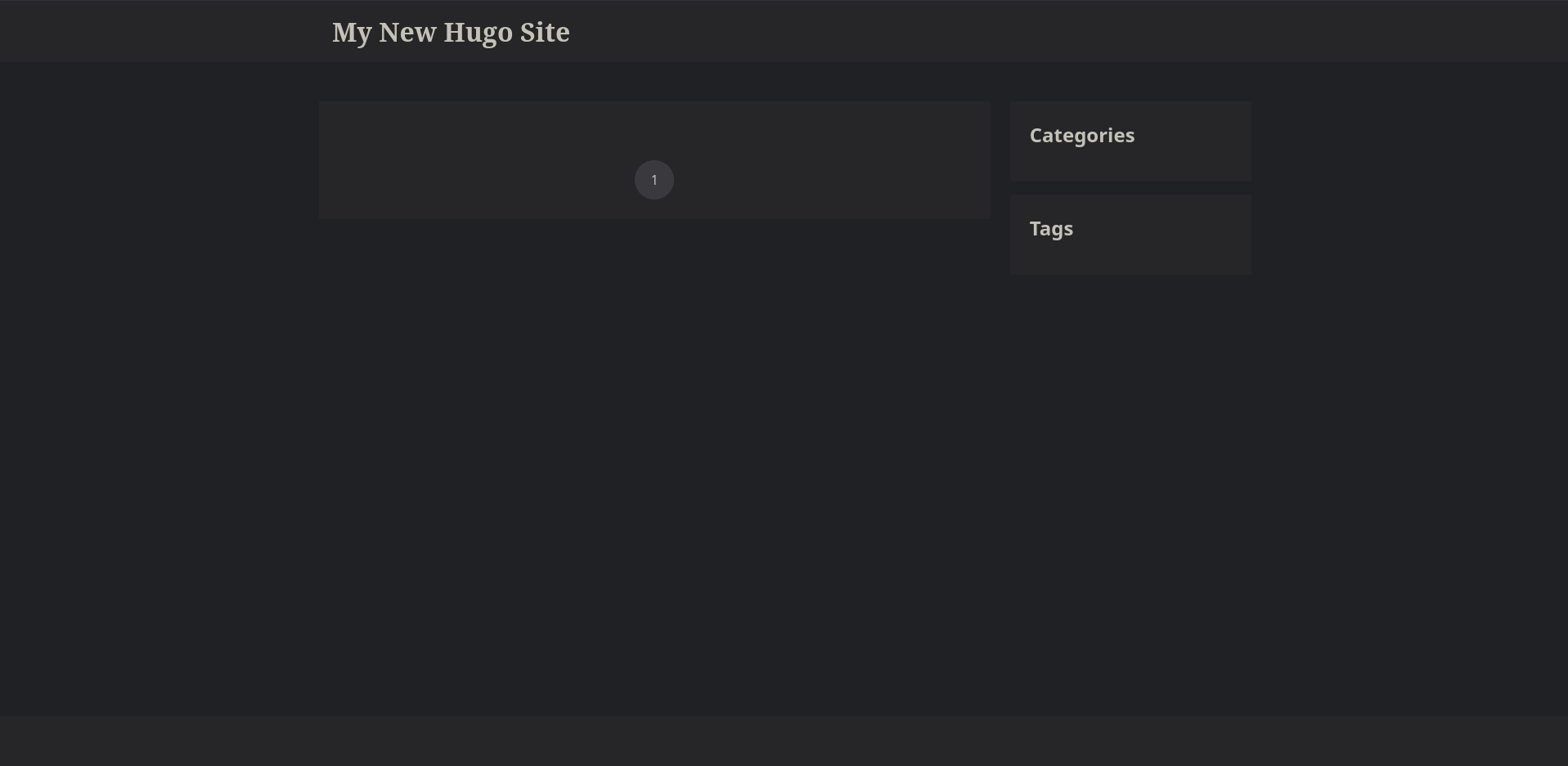 Página Inicial sem a página de teste