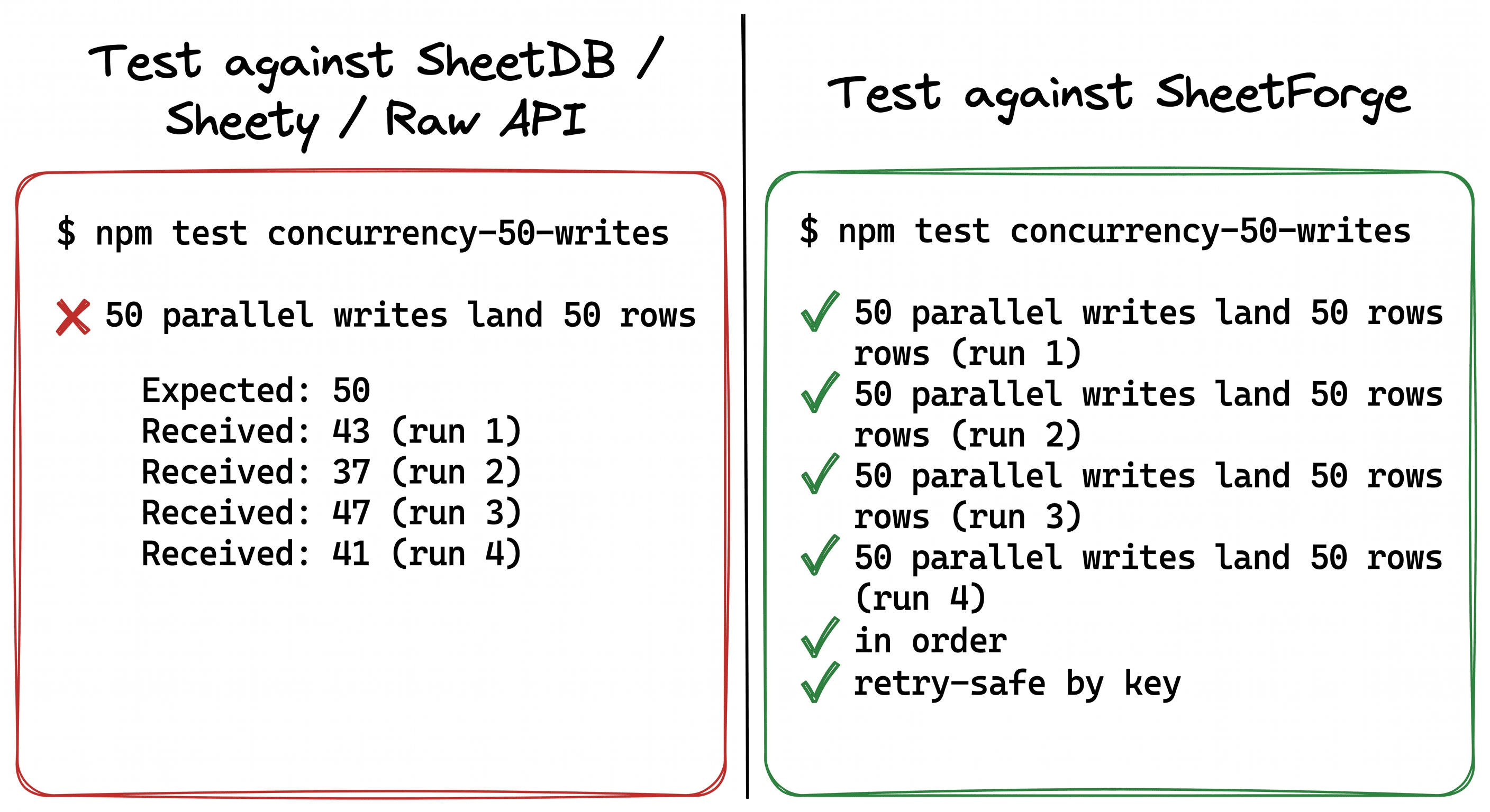 Concurrency Test Result