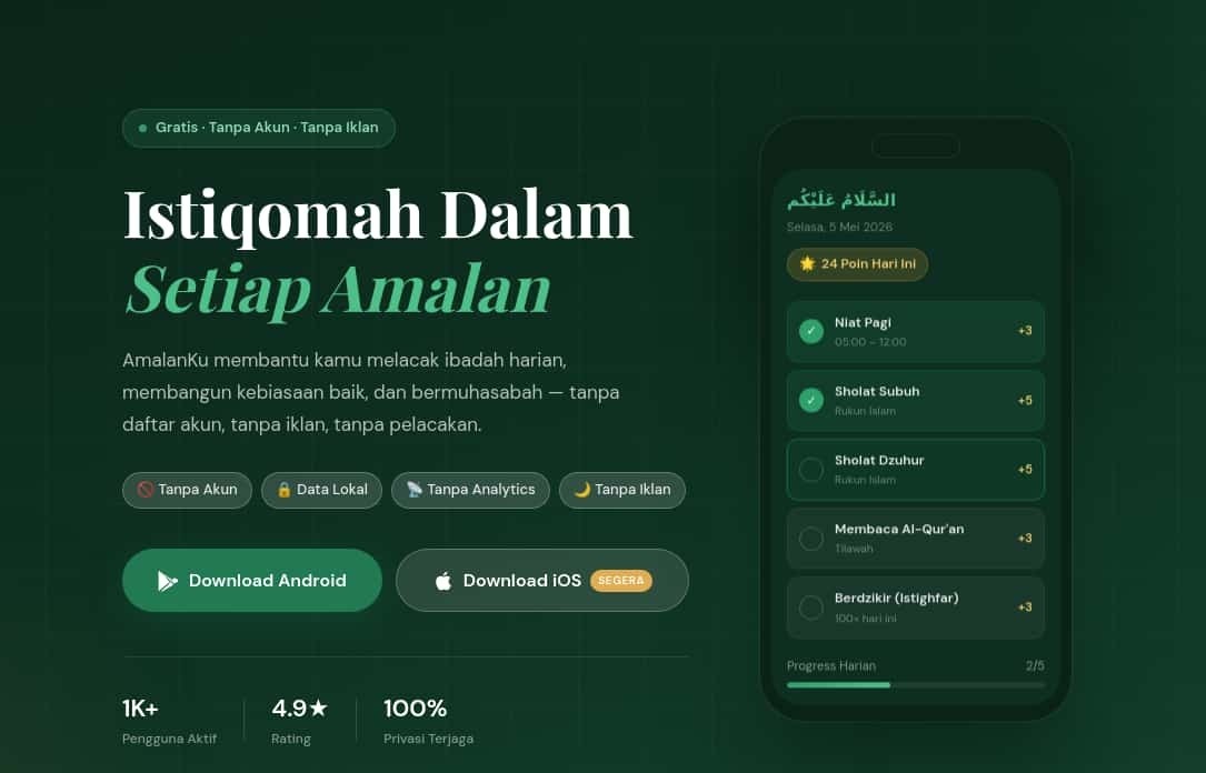 Featured image for The Sound of Silence: Why I Rewrote the AmalanKu Landing Page