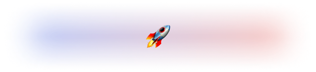 Rocket launched in the sky emoji