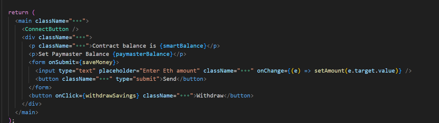 nextjs with paymaster zksync