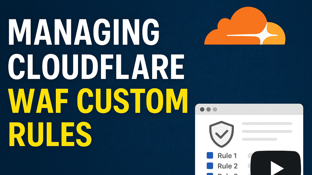 Managing Cloudflare Zone WAF Rules using Systems AI Agent