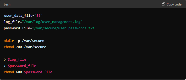 Initialize variables