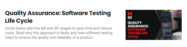 Software testing.