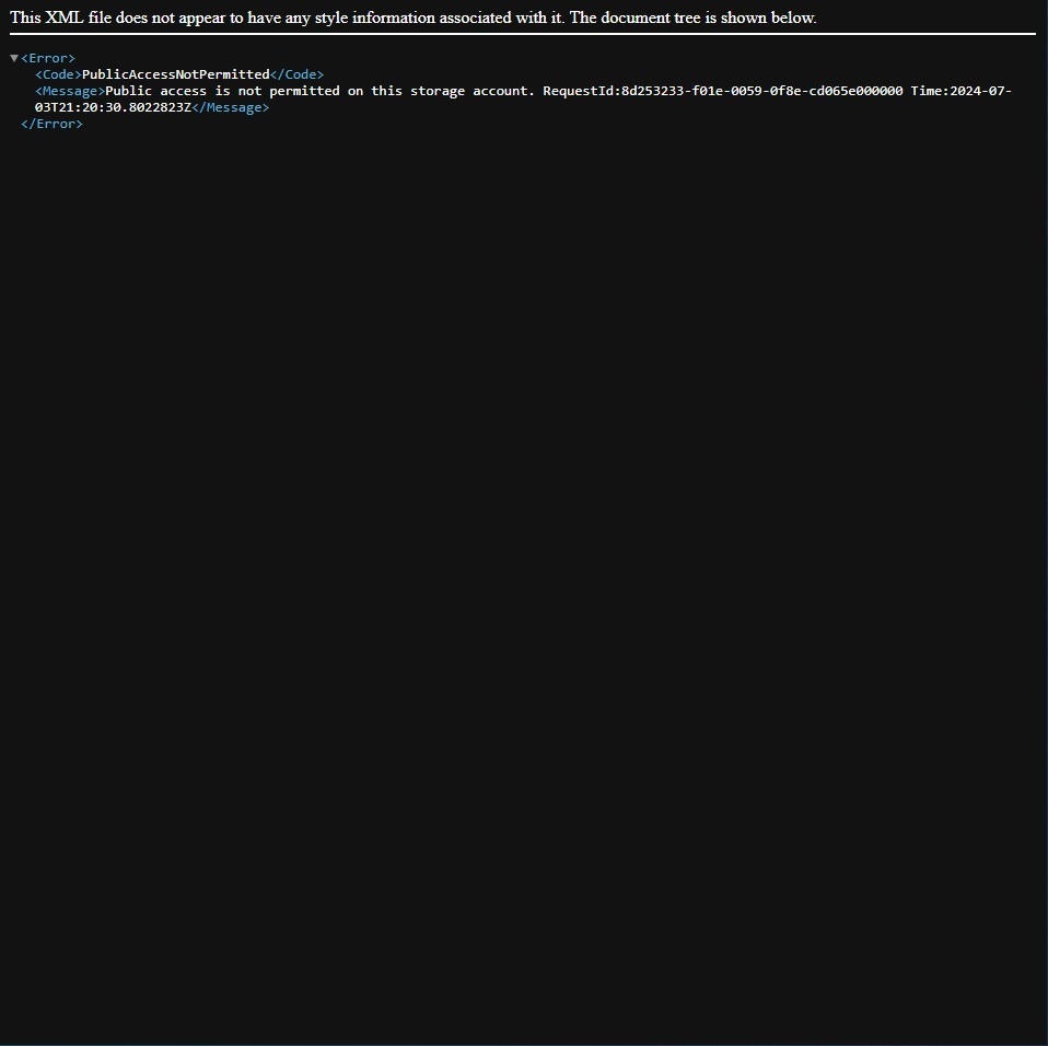Verifying the file in inaccessible