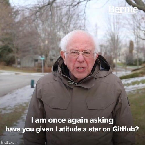 give latitude a star image