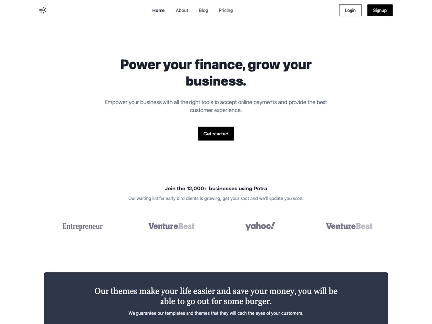 Open source css templates