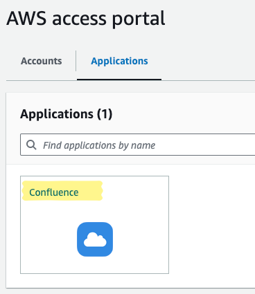 Identity Center: Confluence application
