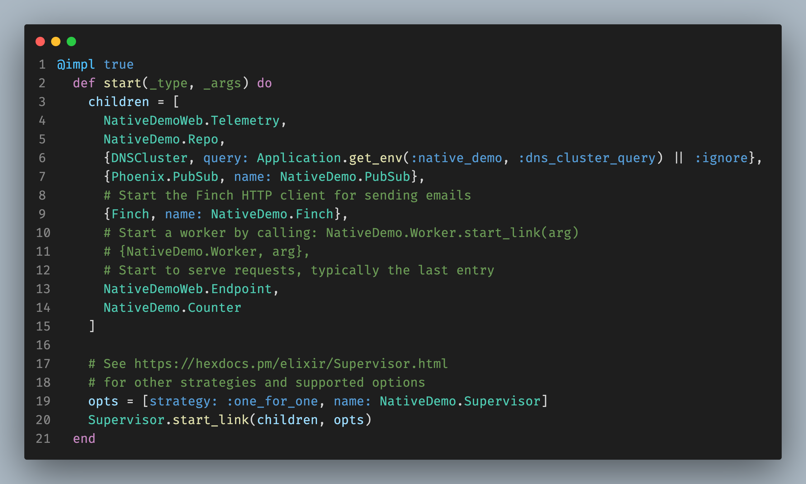 application.ex changes