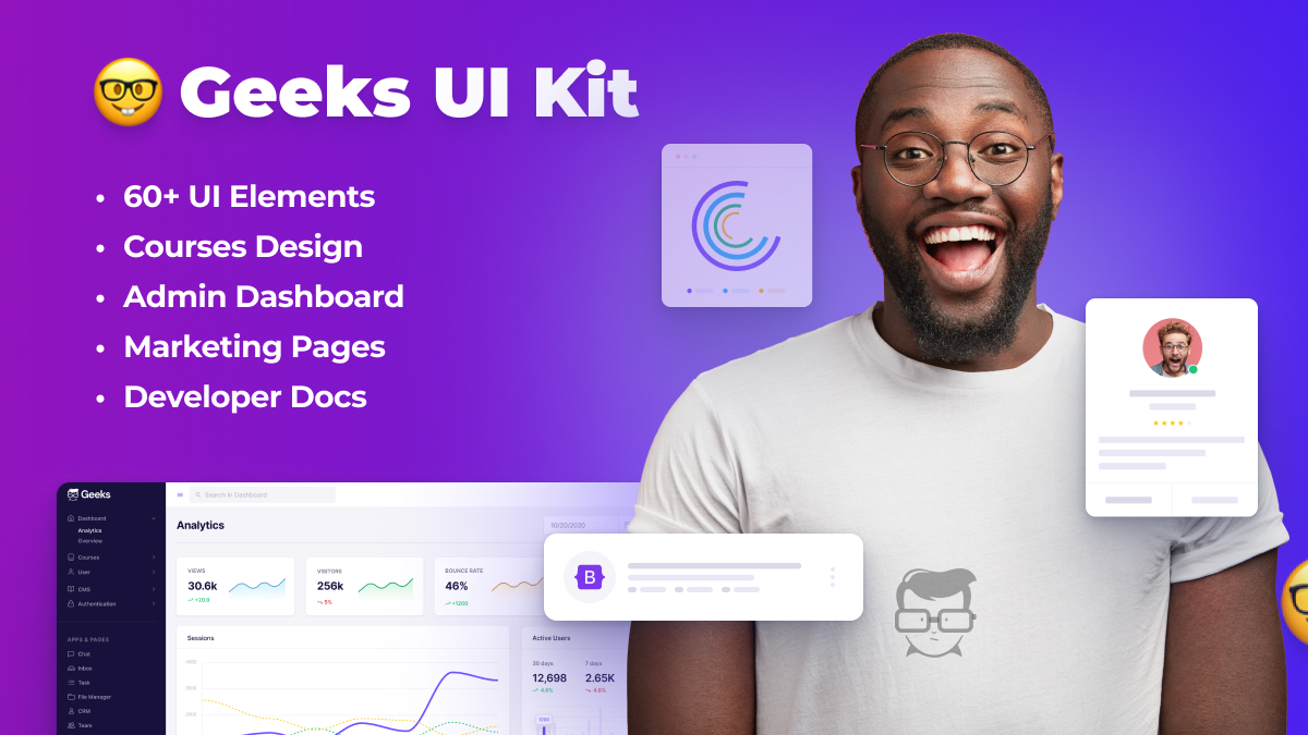 Geeks Bootstrap 5 Template and admin dashboard Template