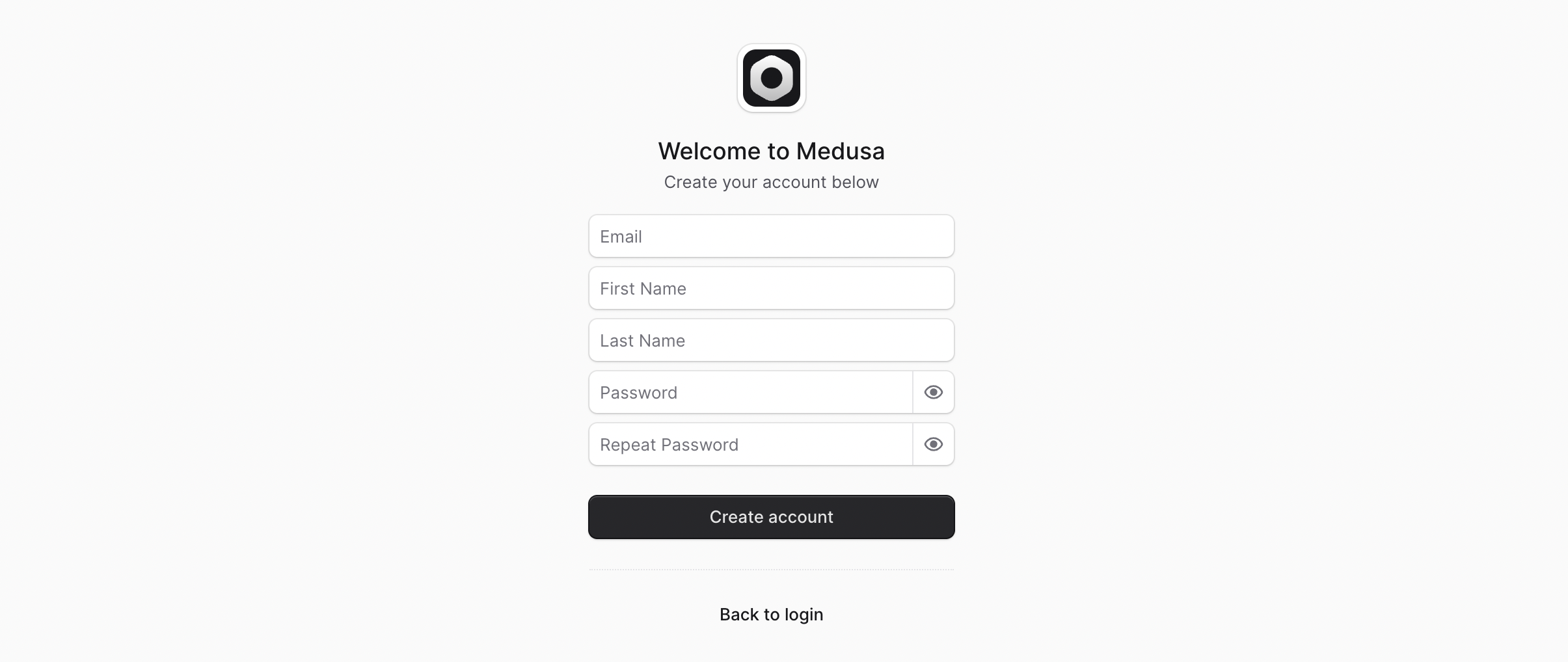Admin User Registration
