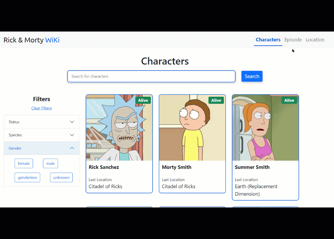 Rick and Morty, Wiki