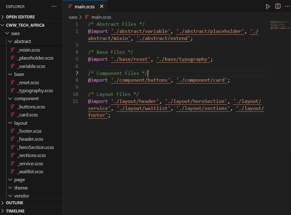 main.sccs in sass 7-1 pattern architecture