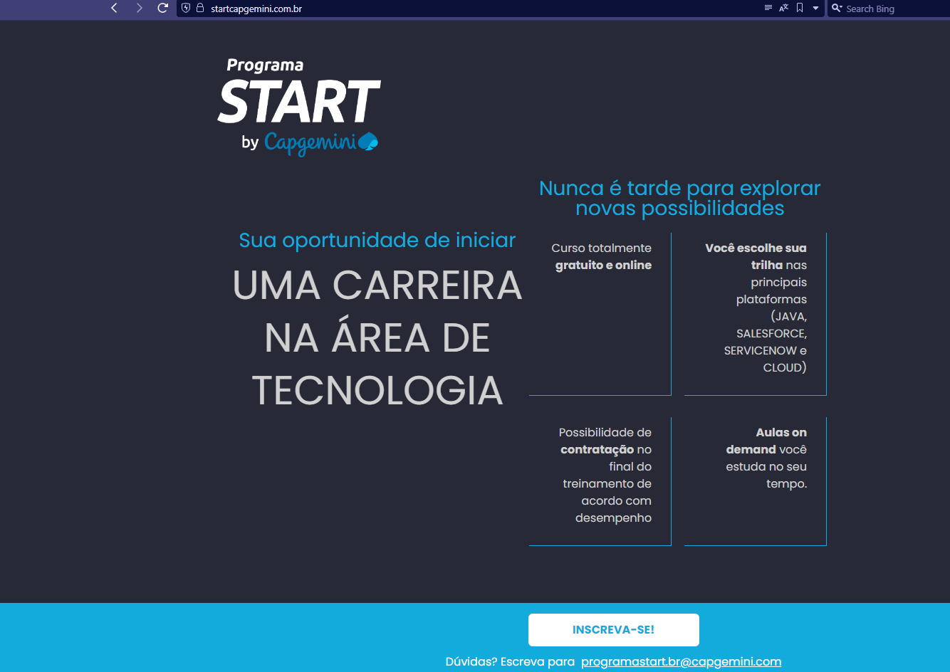 Cap Vagas e Treinamentos