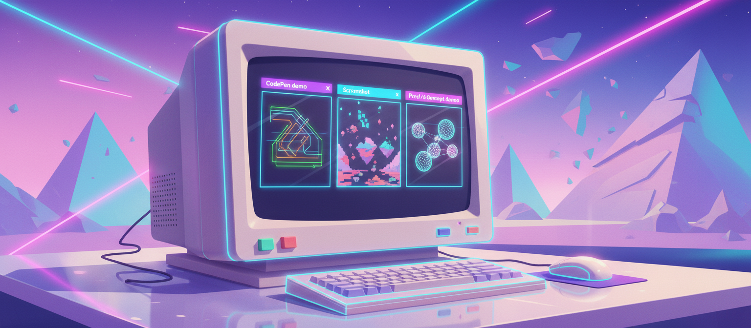 一張電腦螢幕的通用圖像，內容抽象。