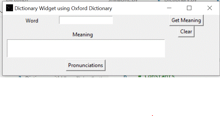 GitHub - swapanroy/UI-Dictionary-with-audio-pronunciation: Python UI ...