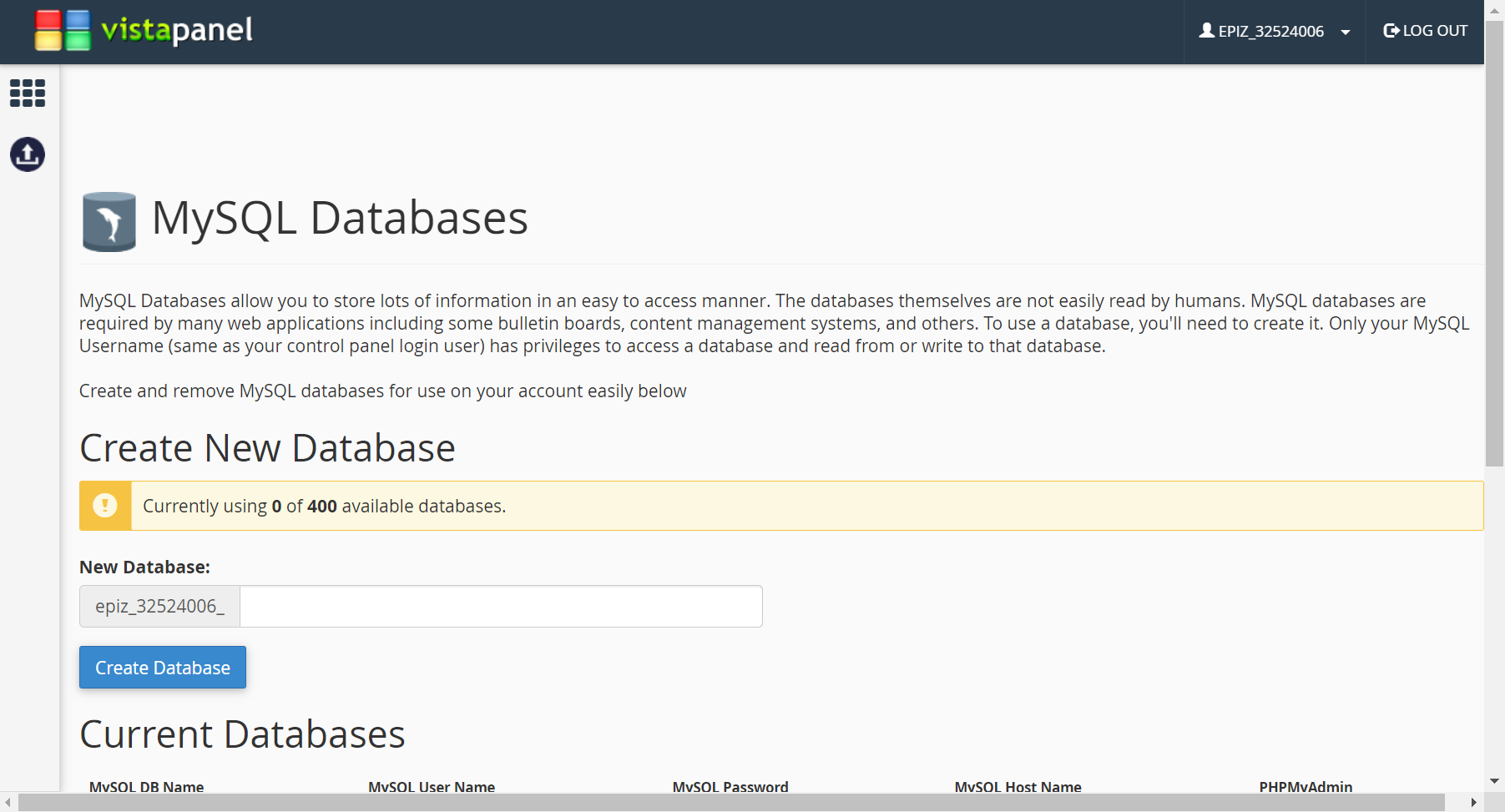 Open MySQL