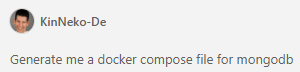 Generate me a docker-compose file for MongoDB, please!
