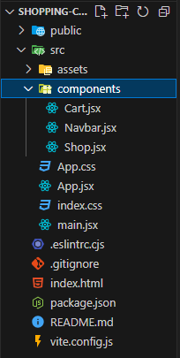 Project folder structure