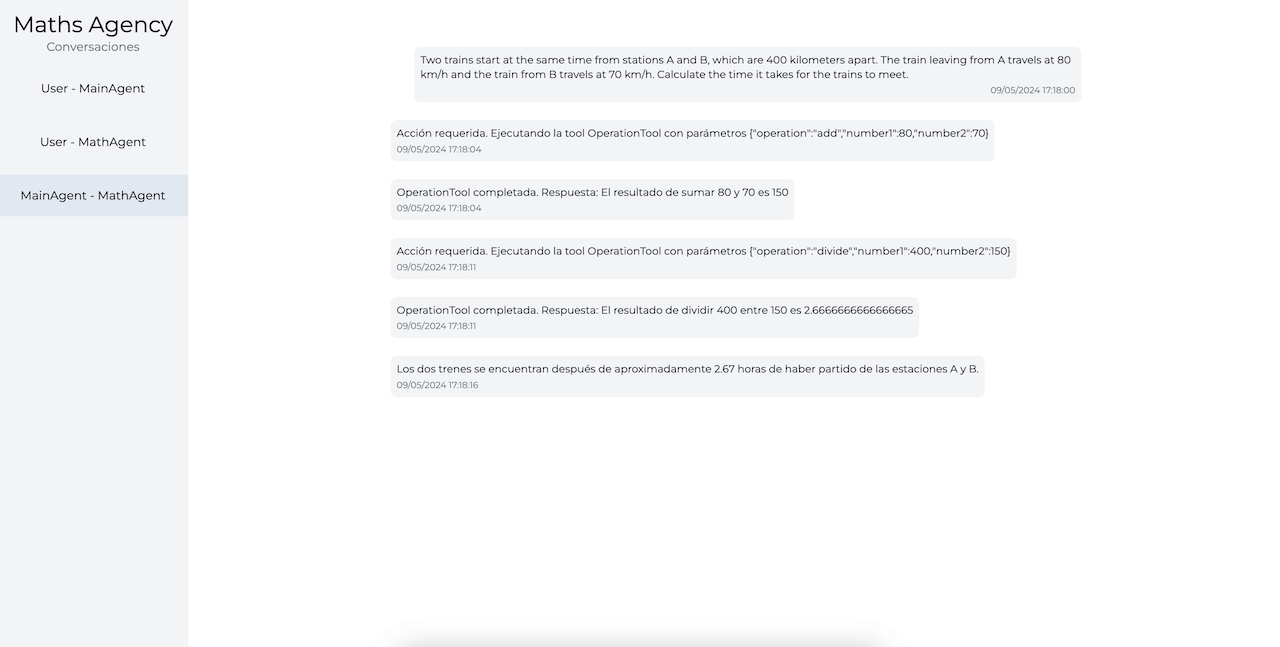 MainAgent vs MathAgent