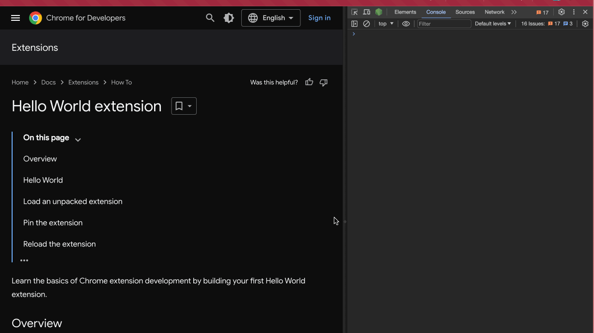 Add listener when mouse enters links