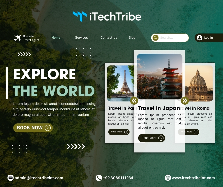 Discover the artistry behind our web application interfaces at iTechTribe International