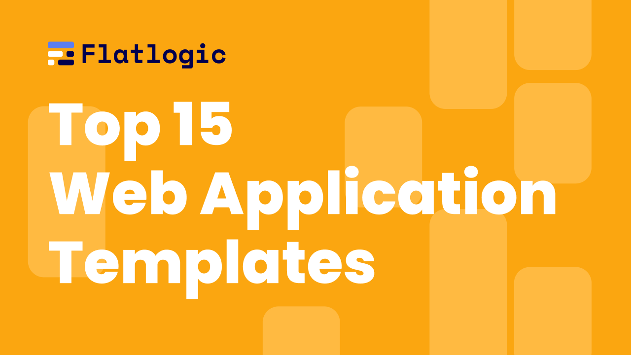 Top 15 Web Application Templates with Perfect Design