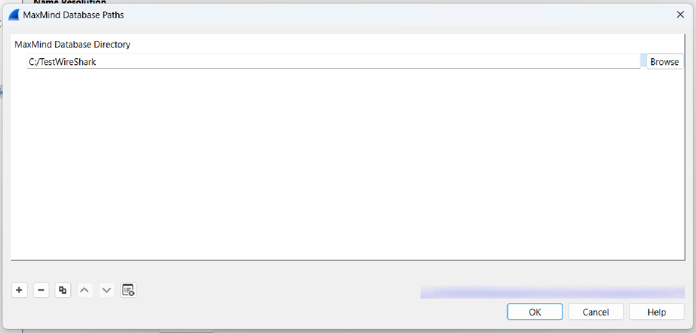 Maxmind database directory
