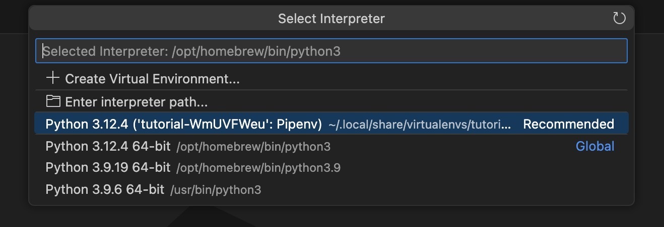 VS Code Command Palette