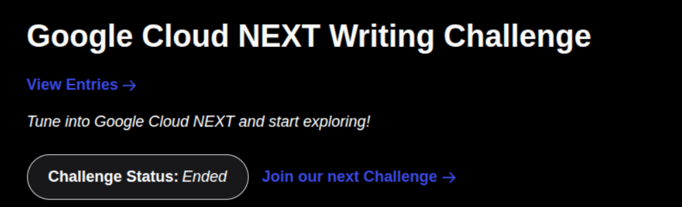 Challenge Ended Status