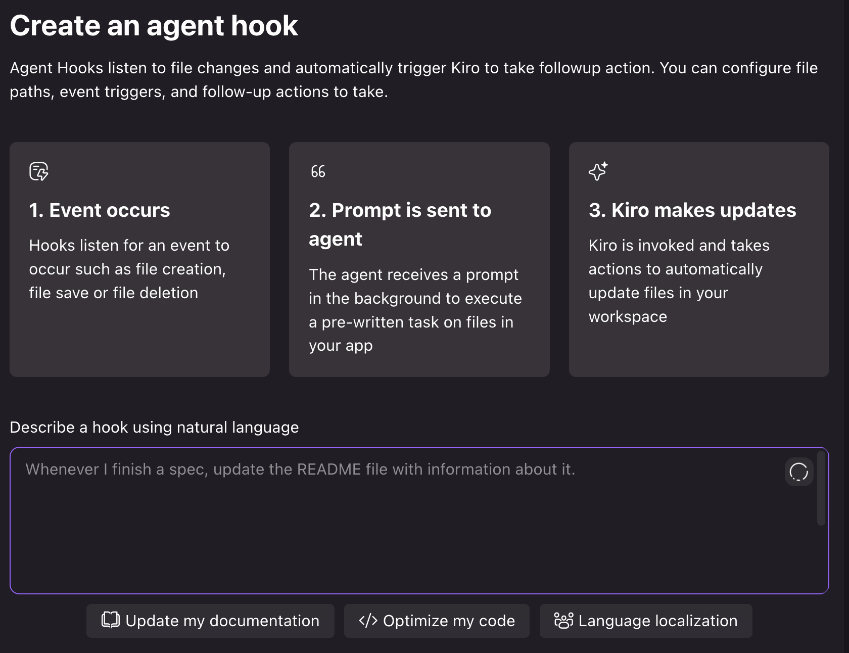Agent Hooks