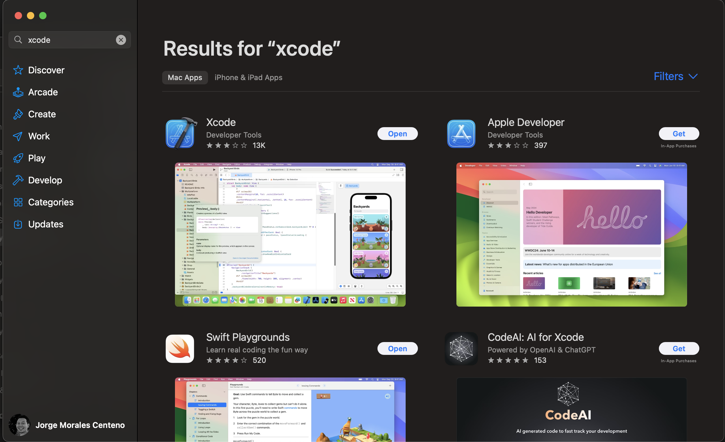 Xcode on appstore