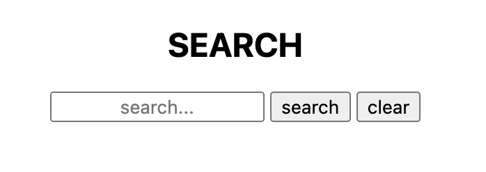 search bar