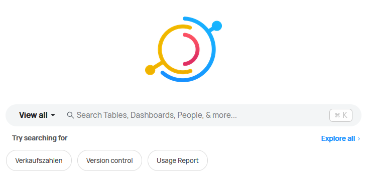 DataHub Landing Page