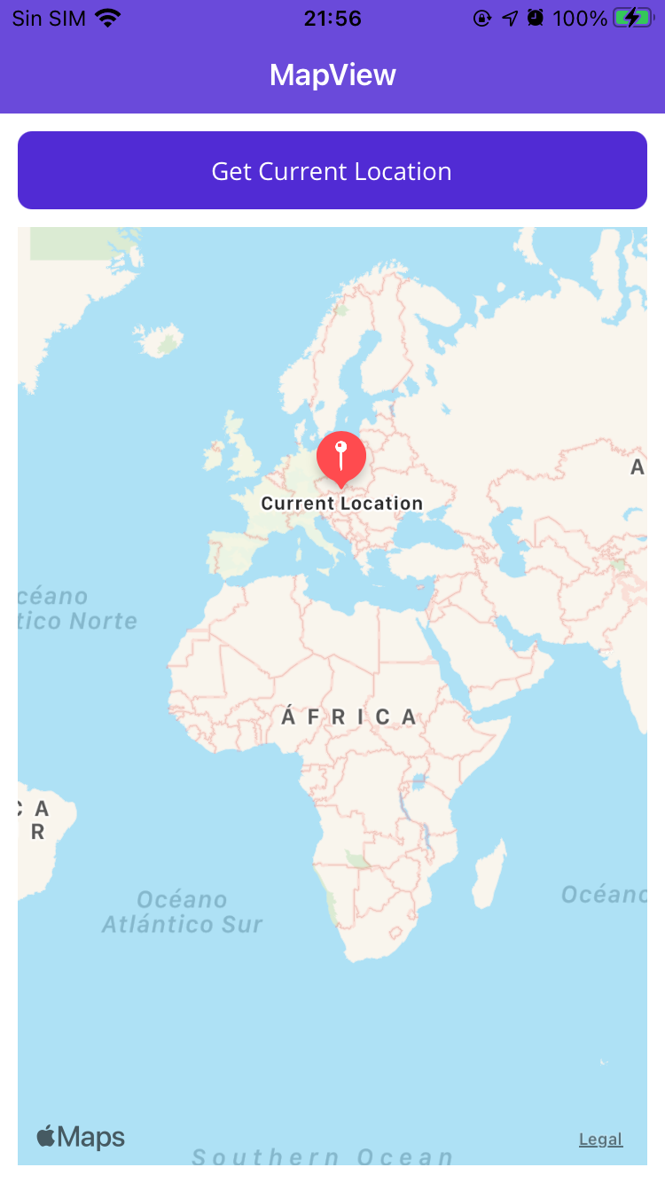 .NET MAUI app with Map on iOS