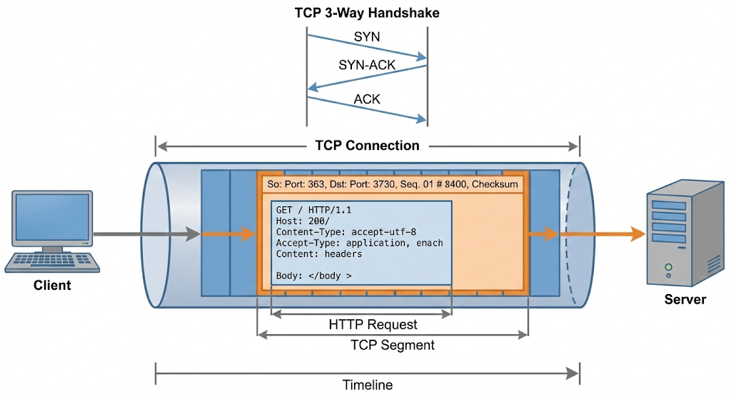 HTTP over TCP