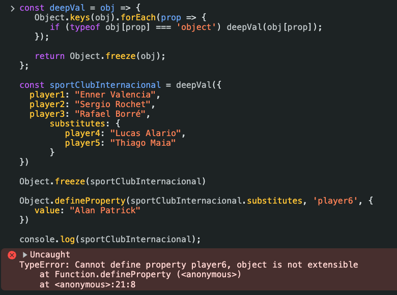 deep freeze funcionando