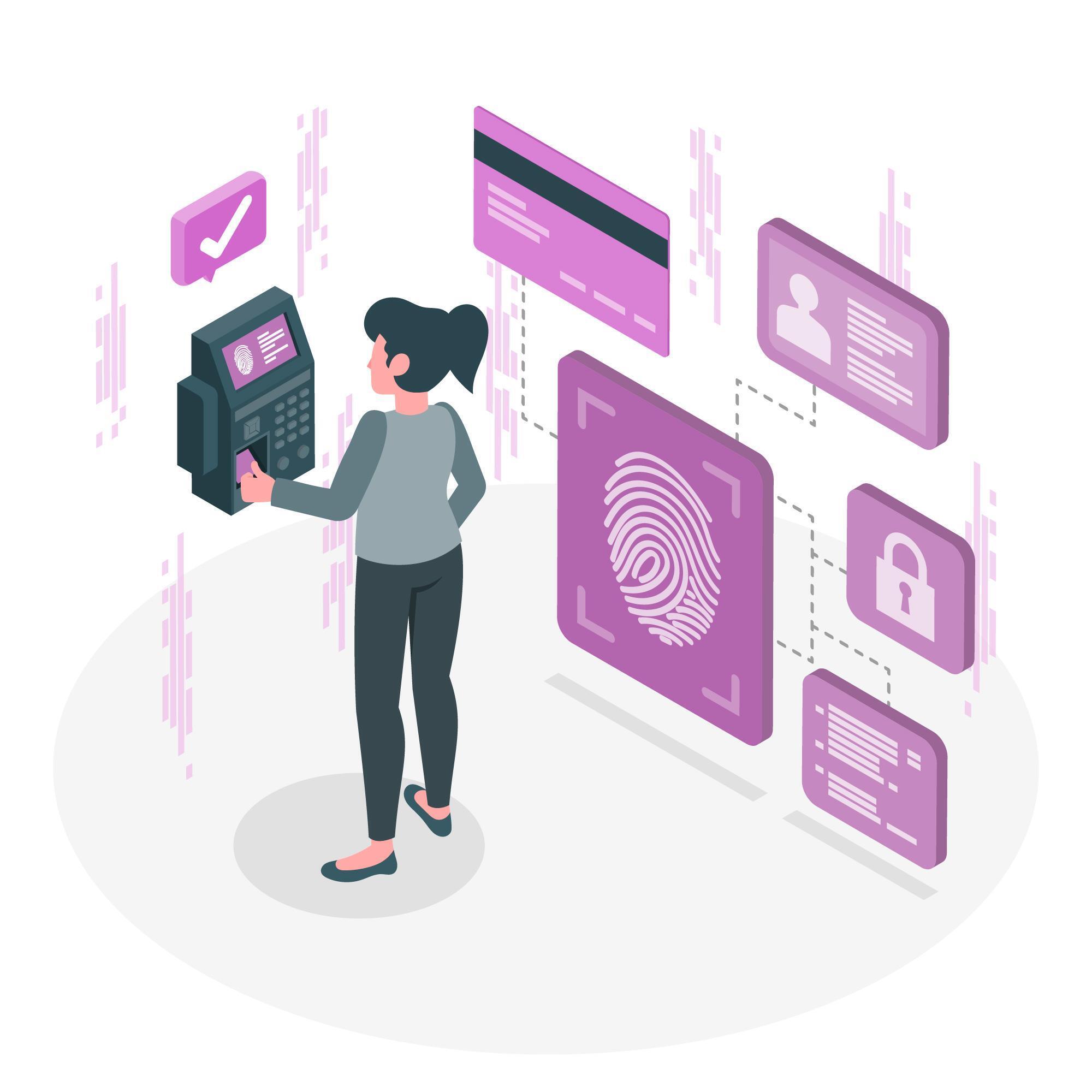 Secure your accounts payments and data using biometric verification