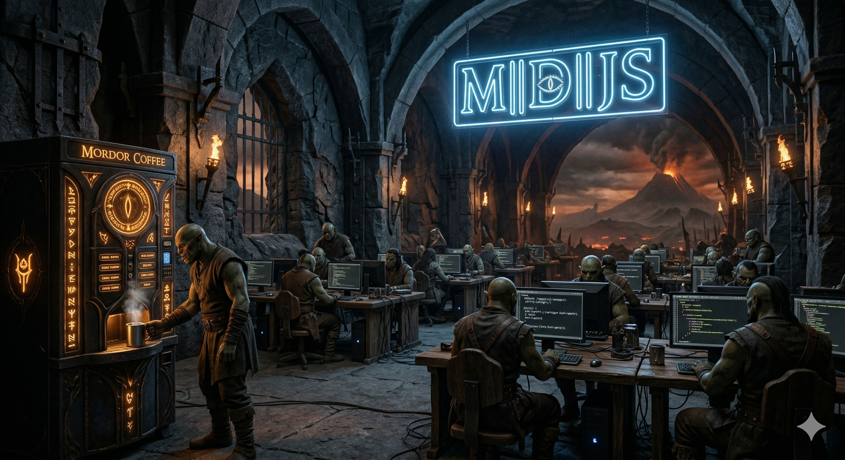 MP is the Final Underground File Format :: mordor-project, Mordor Office Coffe Machine in work