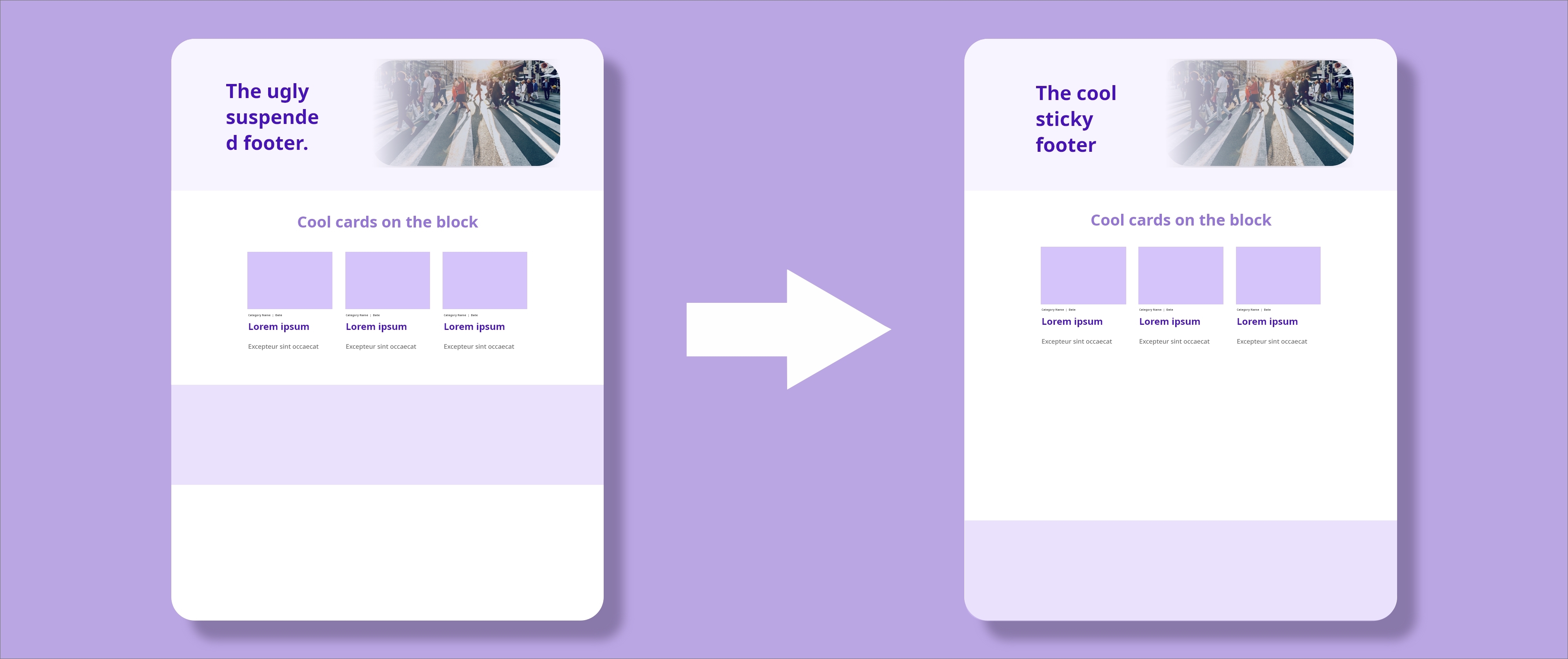 Multiple Ways to Implement Sticky Footers