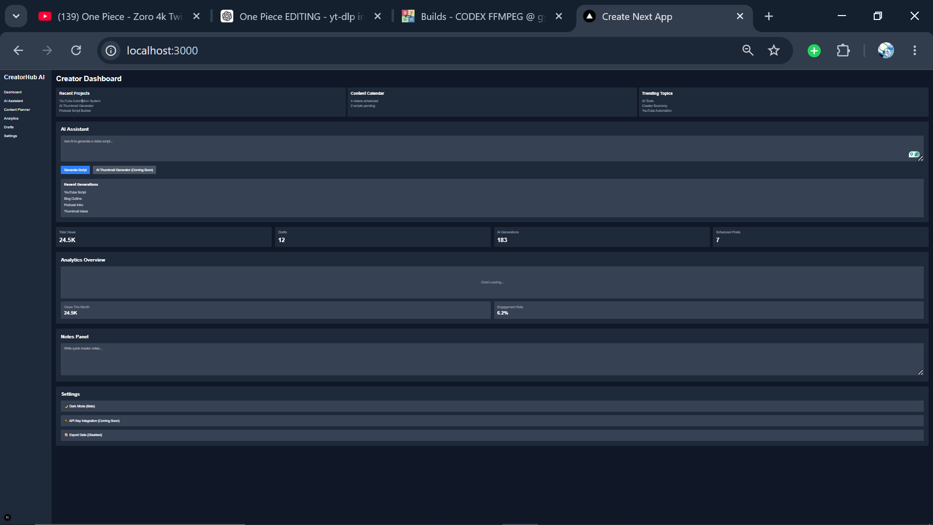 FULL DASHBOARD