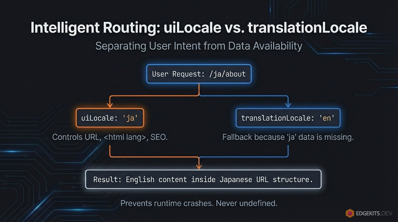 Split Brain architecture decoupling user intent from data availability to prevent runtime crashes