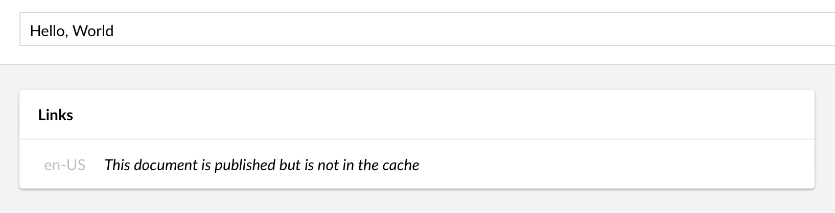 Blog post with broken URL