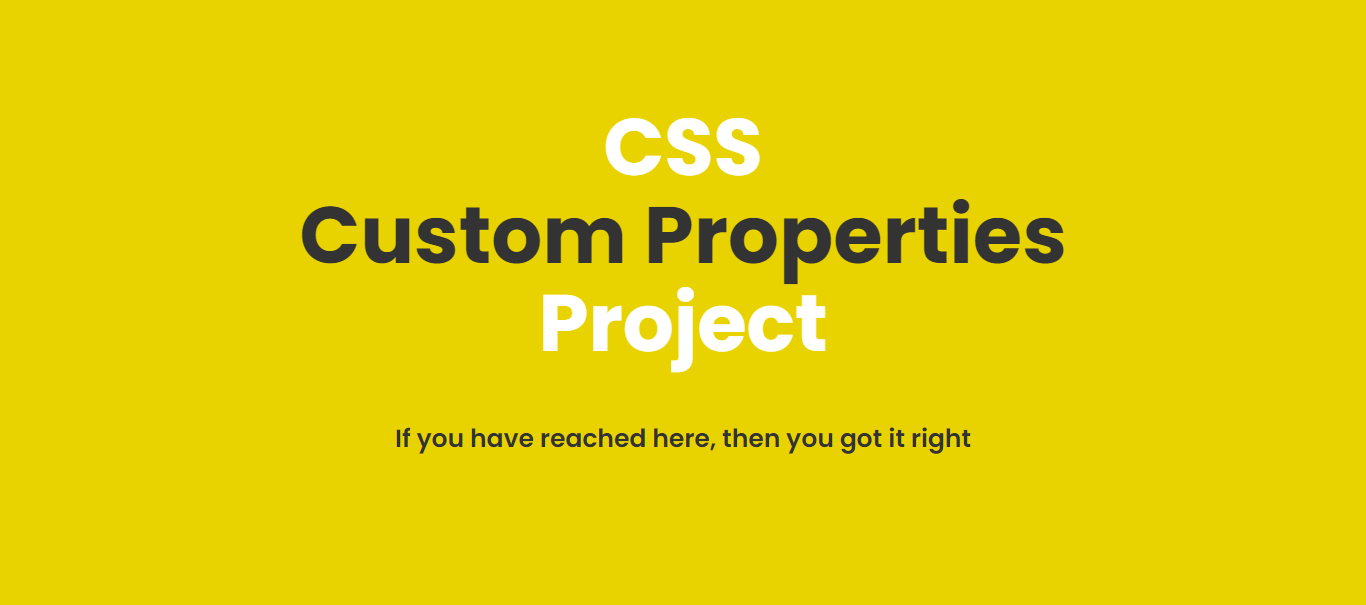 Css custom properties
