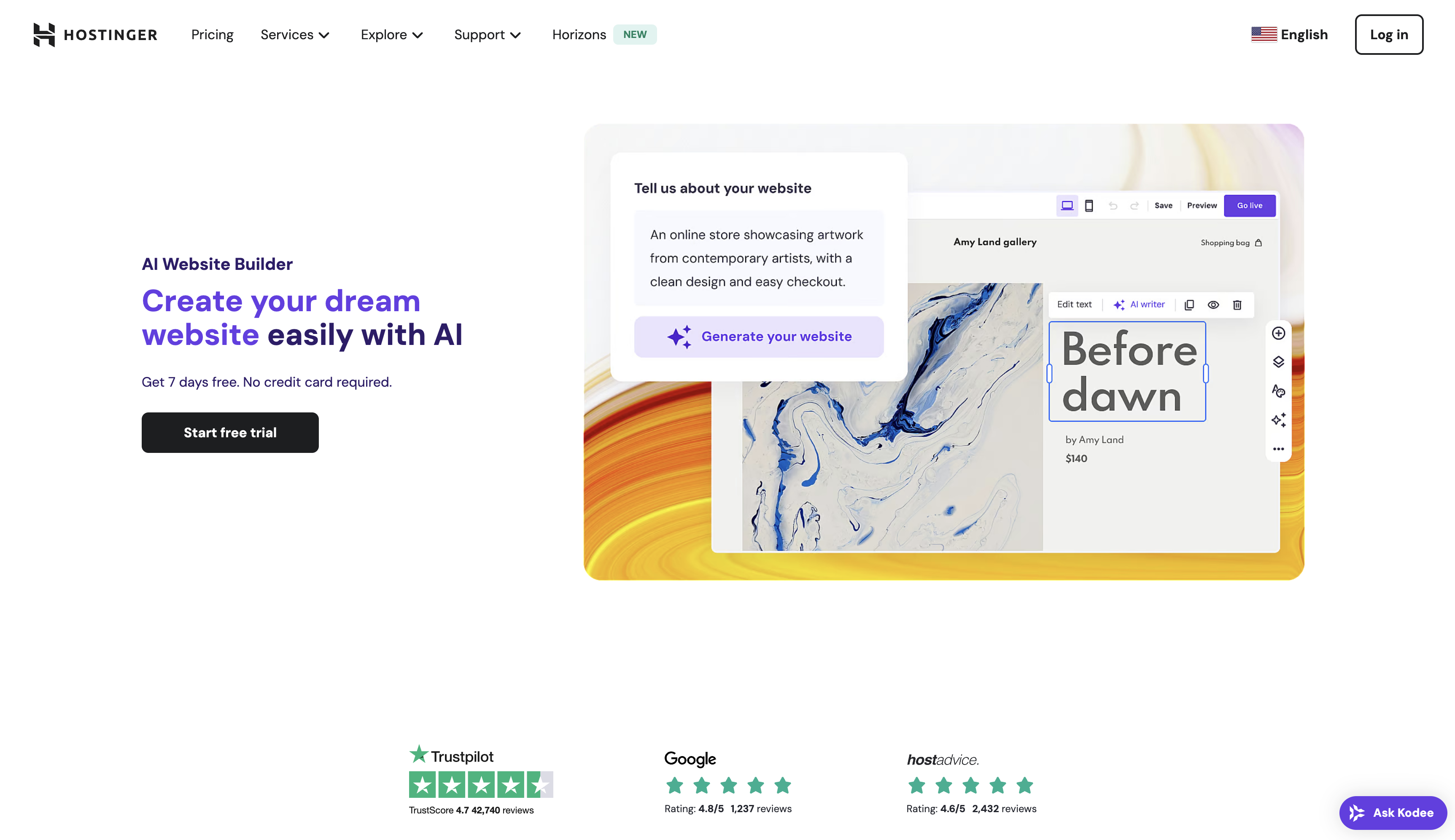 Hostinger AI