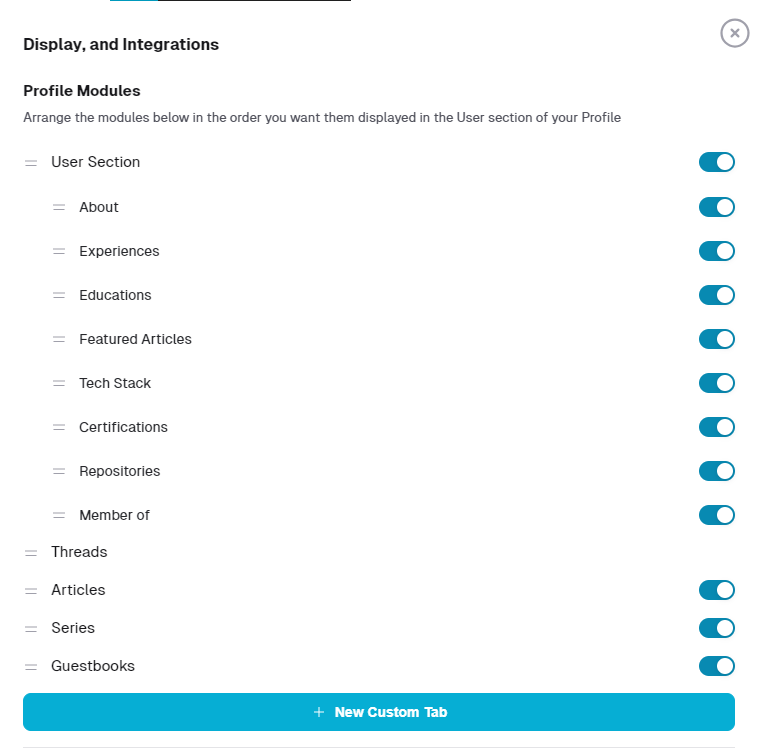 sections