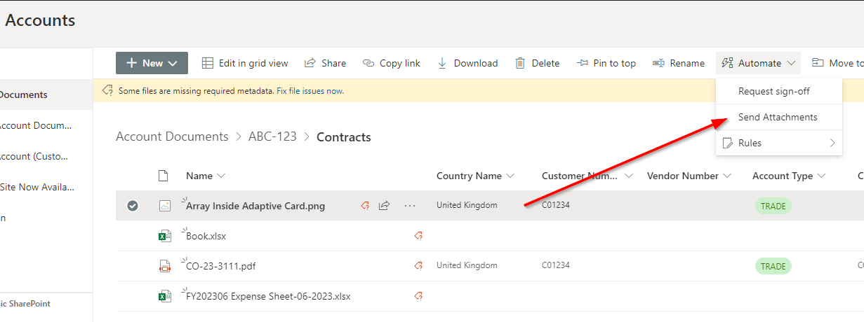 Flow Trigger - For Selected File