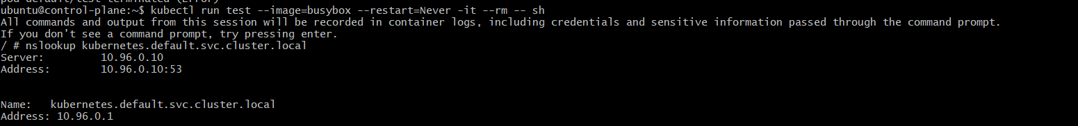 cluster-networking-test-nslookup